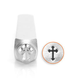 ImpressArt slagletter - rounded Cross 6mm