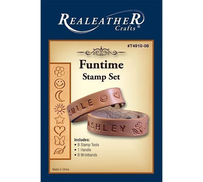 realeather funtime stamp set