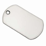 Dog Tag Stainless Steel klein 38 x 22mm