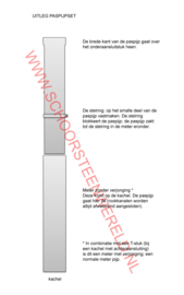 Complete dakdoorvoer 200 mm voor plat dak bitumen