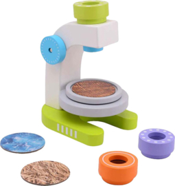 Microscoop met 3 lenzen en 3 schijven | 7 dlg.