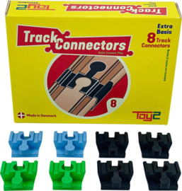 Basis Track Connectors Voor Treinbaan | Toy2 | 8 dlg.