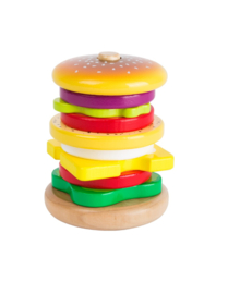 Hamburger Stapelen Hout | Small Foot | 10 dlg.