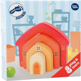 Houten Blokken Huis | Small Foot | 4 dlg.