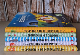 4 + 1 GRATIS Speur-Zaklamp Boek en Pakket  (no 5) | totaal 5
