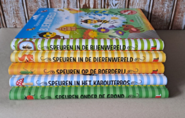 4 + 1 GRATIS Speur-Zaklamp Boeken Pakket (no 1) | totaal 5