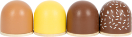Houten Chocolade Marshmallows | Small Foot | 4 dlg.