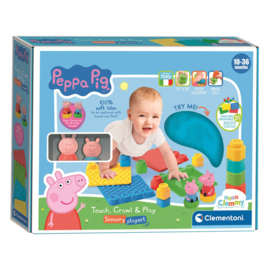 Sensorische Zintuig Voelmatjes met blokken Peppa Pig | Clementoni | 14 dlg.