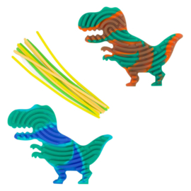 Curly Board Figurenplaat Dino incl. Slierten | 11 dlg.