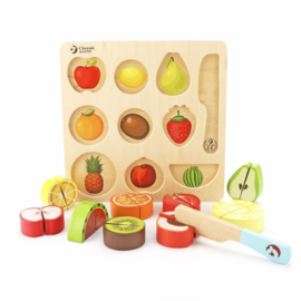 Houten Fruit Snij Set | Classic World | 20 dlg.