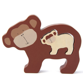 3 Houten Babydieren Puzzels | Hape | 6 dlg.