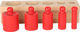 Houten Cilinder Blokken | 24 dlg.