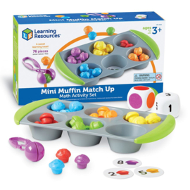 Mini Muffin Match & Reken | Learning Resources | 76 dlg.