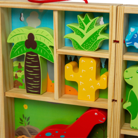 Houten Dinosaurus Speel Box |