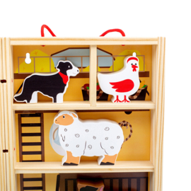 Houten Boerderij Speel Box |