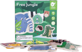 Rijgpuzzel Jungle | Classic World | 10 dlg