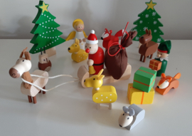 Houten Kerst SpeelSet | Small Foot |  17 dlg.