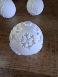 Sneeuwballen met motieven | 6 dlg.