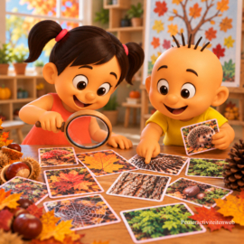 E-Herfstbundel | Herfstzoekkaarten & De herfstboom