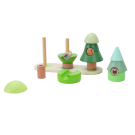 Houten Stapel Bomen | Classic World | 16 dlg.