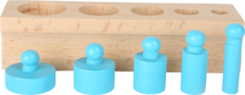Houten Cilinder Blokken | 24 dlg.