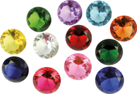 Grote Glazen Diamonds 6 cm | 12 dlg.