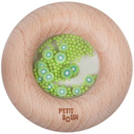 Houten Donut Kiwi Bijtring / Rammelaar