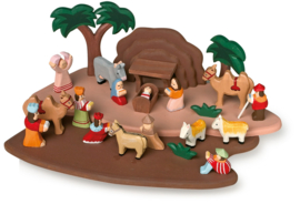 Houten Kerststal | Small Foot |  23 dlg.