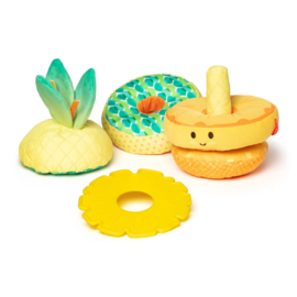 Stoffen Stapel Toren Ananas | Melissa & Doug |  5 dlg.