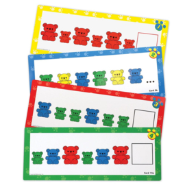Berenfamilie tellers incl. 6 sorteerkommen en opdrachtkaarten | Learning Resources | 117 dlg.