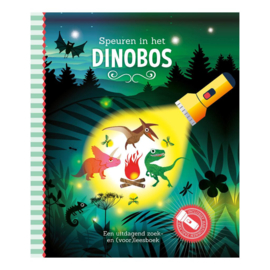 Speuren in het dinobos | Zaklamp boek