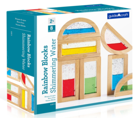 Regenboog Blokken Water G3013 | Guidecraft | 8 dlg.