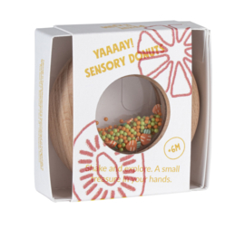 Houten Donut Wortels Bijtring / Rammelaar