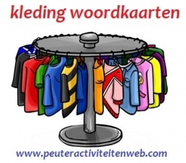 Woordkaarten Kleding