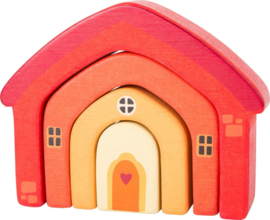 Houten Blokken Huis | Small Foot | 4 dlg.