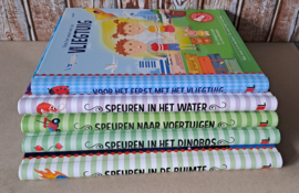 4 + 1 GRATIS Speur-Zaklamp Boeken Pakket  (no 2)  | totaal 5