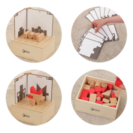 Houten Breinpuzzel incl. Opdrachtkaarten | Classic World |  41 dlg.