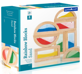 Regenboog Blokken Zand G3014 | Guidecraft | 8 dlg.