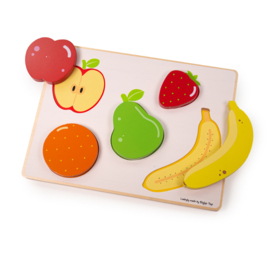 Houten Fruit Puzzel |  5 dlg.