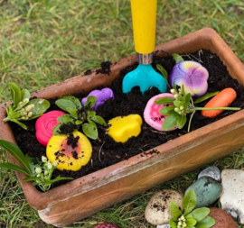 Sensorische Bloem Stenen | Yellow Door | 8 dlg.