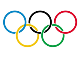 E-Thema Spelen met de Olympische ringen