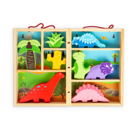 Houten Dinosaurus Speel Box |