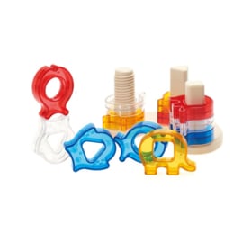 Gekleurde Transparante Geo Dieren Set | 19 dlg.