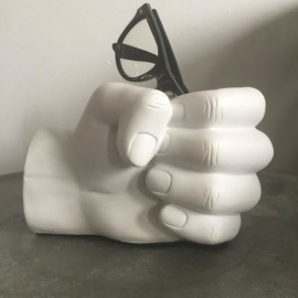 White hand pen holder - ComingB