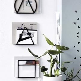 magazine rack black (rond) - House Doctor