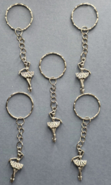 sleutelhanger balerina