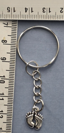 sleutelhanger voetjes