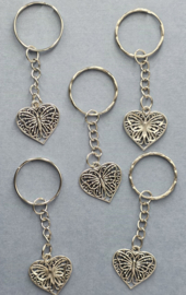 sleutelhanger vlinder hart