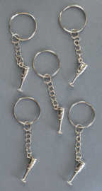 sleutelhanger wijnglas