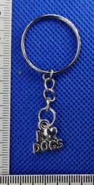 sleutelhanger  i love dogs